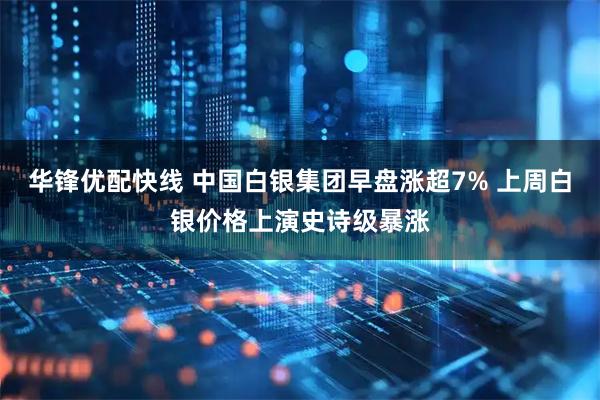 华锋优配快线 中国白银集团早盘涨超7% 上周白银价格上演史诗级暴涨